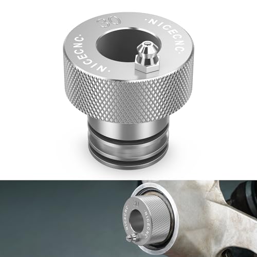 NICECNC Herramienta engrasadora de rodamientos de rueda plateada de aluminio de 30 mm compatible con Can Am Commander Max 1000 2014-2016, DS450 2018-2015, Outlander 500 2007-2015, Renegade 800R 2009