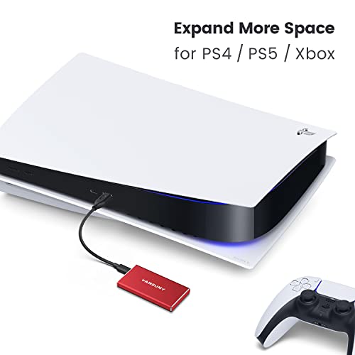 Vansuny 250Gb Usb 3.1 Gen2 Portable External Ssd, 430Mb/S High-Speed Data Ssd External Hard Drive Usb C, Metal Mini Portable External Solid State Drive For Pc, Laptop, Phones And More #TOP6