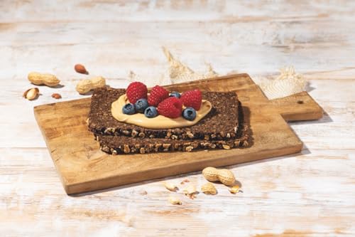 Mestemacher Saftiges Korn Roggenbrot, vegan, Nurti Score A, reich an Ballaststoffen, Dunkles Roggenvollkornbrot mit Roggenvollkornschrot, vorgeschnitten, 7 Scheiben, 500 g