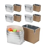 DIICCYO 5 Pack Insulated Shipping Boxes with Aluminum Foil...