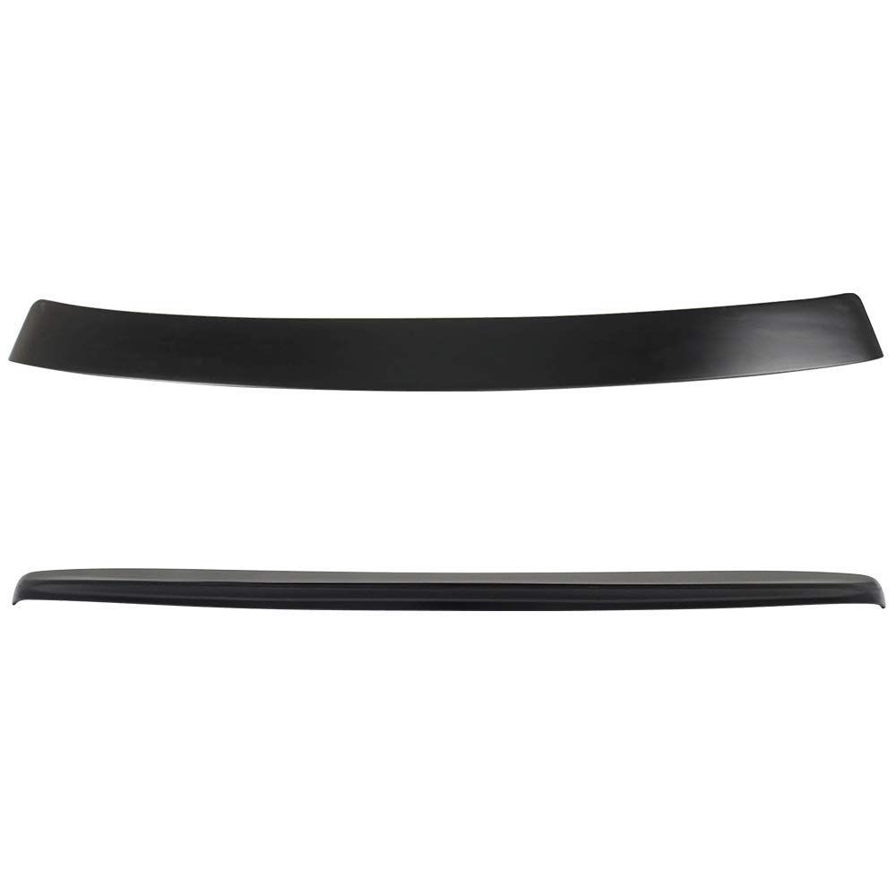 Trunk & Roof Spoiler Compatible with 2007-2013 Mercedes Benz S-Class W221 Sedan, AMG Style L Style ABS Spoiler Rear Deck Lip Wing by IKON MOTORSPORTS, 2008 2009 2010 2011 2012