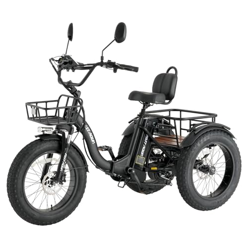 Skeri Electric Tricycle for Adults, 20'x4' Folding...