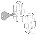 Hoffman Keylock Kit, 316 Stainless Steel, 1 EA