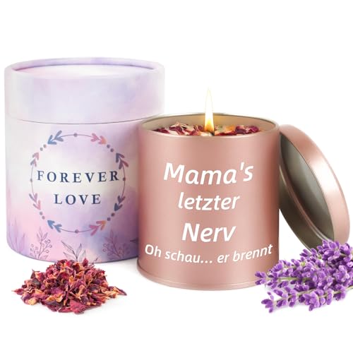 MACTING Muttertagsgeschenk 9oz Duftkerzen Muttertagsgeschenke für Mama Mama Geschenk zum Muttertag Muttertagsgeschenke Lavendelduftende Kerzen Geschenk für Beste Mutter Frauen Oma Frau zum Muttertag