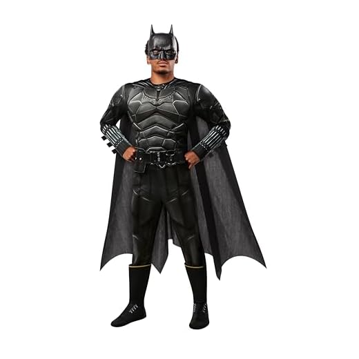 Rubies DC Batman - Disfraz de la película de Batman para hombre, talla XL (702989)
