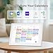 10.1 Inch Smart Digital Calendar Planner & Chore Chart, IPS HD Touchscreen Interactive Display, Smart Family Planner/Digital Picture Frame for Seamless Scheduling