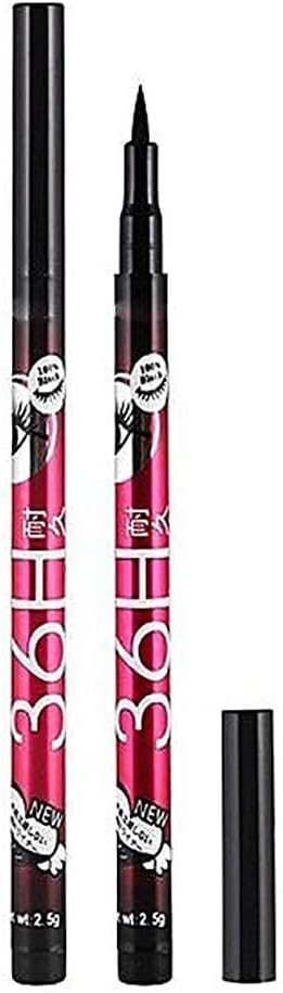 Waterproof Liquid Eyeliner Pen – Matte Finish, Long Lasting Black Eye Liner Pencil,(Pack of 2) for Eye Beauty