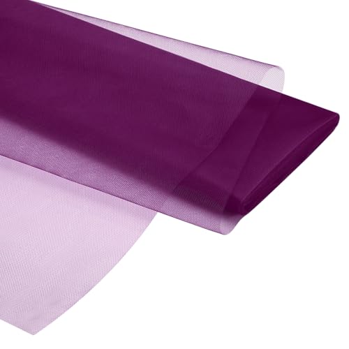 Tissu tulle rouleau violet raisin 54" x 10 yards bobine ruban filet loisirs créatifs tutu