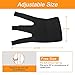 Calf Brace, Shin Splint Support Lower Leg Compression Wrap with Adjustable Three Anti-Slip Strap Support for Pulled Calf Muscle Pain Strain Injury, Sprain and Swelling, Fits Men and Women (Black)