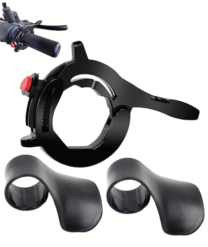 Image of 3-Pcs Throttle Lock Cruise Control for Bike, Bike Cruise Control for Long Rides, Cruise Control for Motorcycles, Cycle Hand Grip for Commuting and Touring