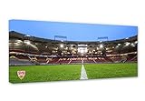 K&L Wall Art VfB Stuttgart Leinwandbild Fußball Wandbild 