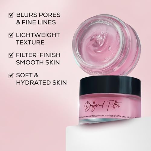 Image of RENEE Bollywood Filter Face Primer 45gm | for a Flawless & Smooth Skin | Blurs Fine Lines, Wrinkles & Pores Instantly | Hydrating, Lightweight & Non-sticky | Cruelty-free