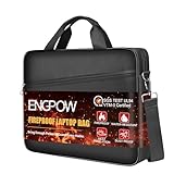 ENGPOW Laptop Bag, Fireproof 15.6 inch Messenger Bag Safe Storage for Laptop or Tablet, Computer Bag Carrying...
