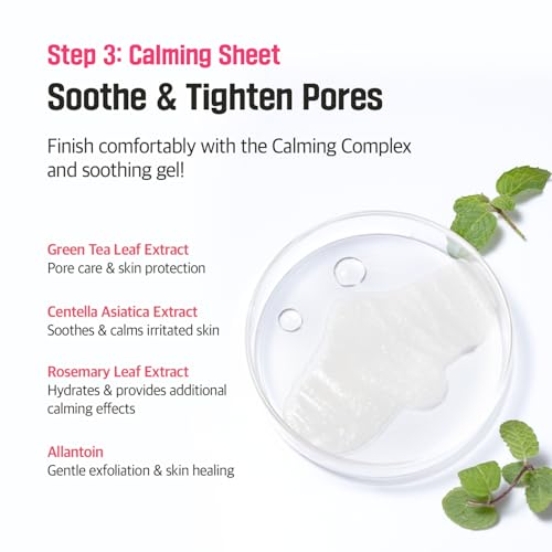 Melting Piggy Nose Strips | Gentle Blackhead Removal & Pore Care | 3-Step Non-Irritating Nose Pack with Cleaning Swab & Scraper | Korean Skincare for Sebum Control & Skin Soothing (4 Count)