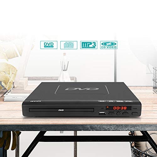 DVD-Player KCR für TV mit USB-Anschluss und Unterstützung für verschiedene Formate
