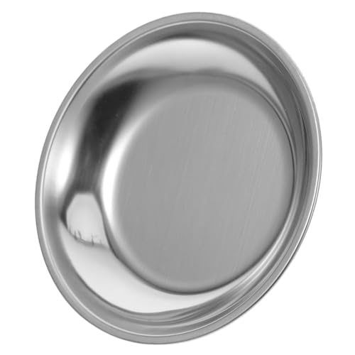 LABRIMP Stainless Steel Tea Bag Holder Drip Tray for Organizing Tea Bags Round Design Easy to Clean and Maintain and Seasoning Dishes