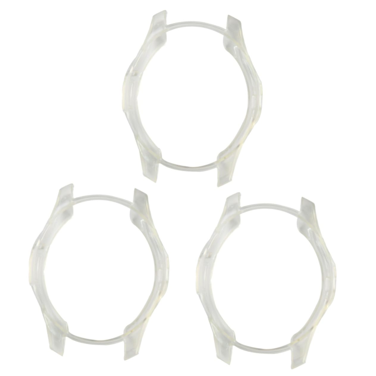 Angoily 3pcs Protective Frame Cover Watch Smart Watch Cover Protector Watch Protection Shell Kutuzov Mikaberidze Smartwatch Protector Reloj Inteligente S3 Protective Film Bumper