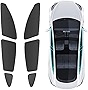 BASENOR Tesla Model 3 Sunshade Side Windows Rear Windshield Sun Shades Reflective Covers Sunproof UV Rays and Privacy Protection Set of 6