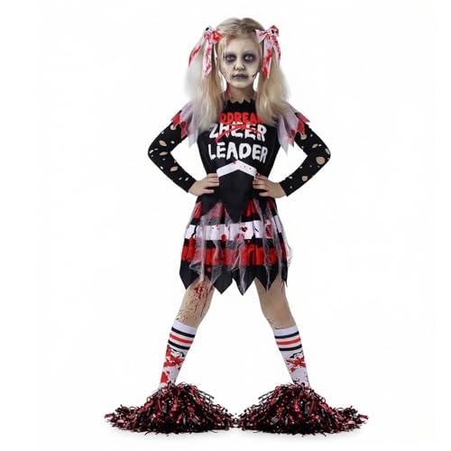 Disfraz de Animadora Zombie para Niñas miniatura 3