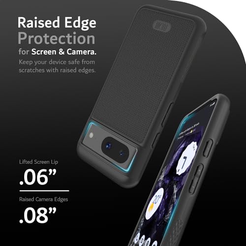 Image of TUDIA MergeGrip Magsafe Compatible for Google Pixel 8 Case - Matte Black