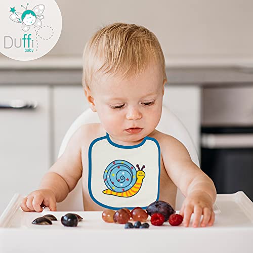 Duffi Baby 5149-00 Slabbetjes, bedrukt, met lussen van EVA, 7-delig, 20 x 20 cm, verschillende kleuren, uniseks - Image 8