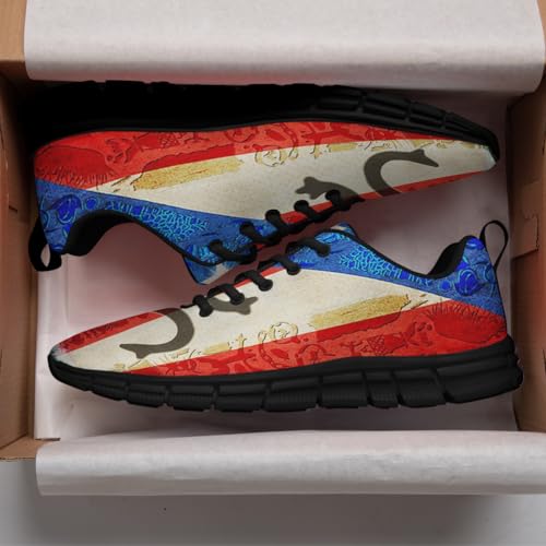 Boricua Puerto Rico Shoes Men Women Running Walking Shoes Fashion Sneakers3