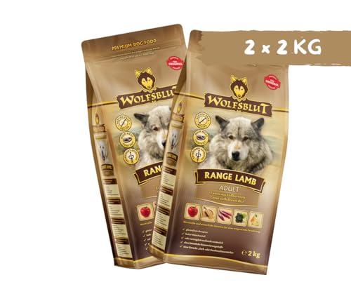 Wolfsblut Hund Adult | Trockenfutter | Multi Bundle | Mix Paket | Sparpaket | 2 x 2 kg | Verschiedene Sorten (2 x 2 KG, Range Lamb)