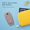 Funda para llavero para Nissan de 3 botones Ariya B6 B9 X-Trail T33 Qashqai, funda protectora para llave de automóvil, carcasa suave antideslizante, resistente a rayones, nube púrpura 8