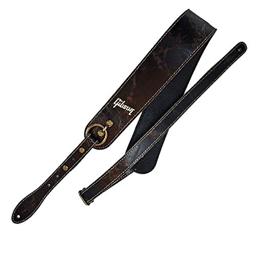 Amazon.co.jp: Gibson ギブソン ギターストラップ THE VINTAGE SADDLE