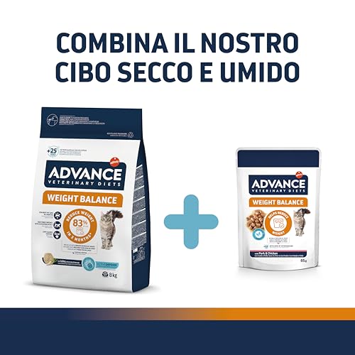 Advance Veterinary Diets Weight Balance, Cibo Per Gatti Con Problemi Di Sovrappeso, 8 Kg - 7