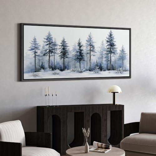 Image of MUDECOR Extra Large Framed Canvas Print Wall Art Pine Art for Living Room