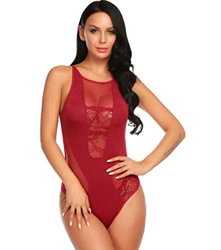 Nuisettes sexy femme en maille fine et dos nu épuré au fini haute couture