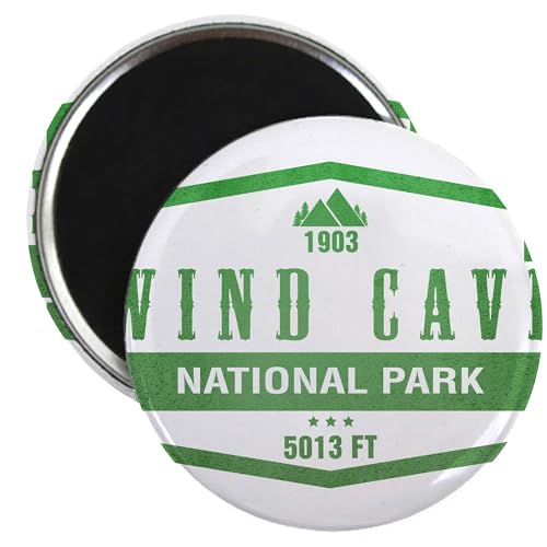 CafePress Wind Cave National Park, South Dakota Magnets 2.25" Round Magnet, Refrigerator Magnet
