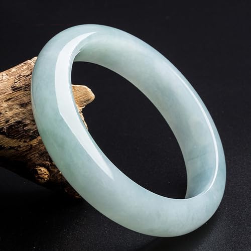 Bracelet jonc en jade naturel 57 mm, accessoire feng shui pour votre style quotidien - 6