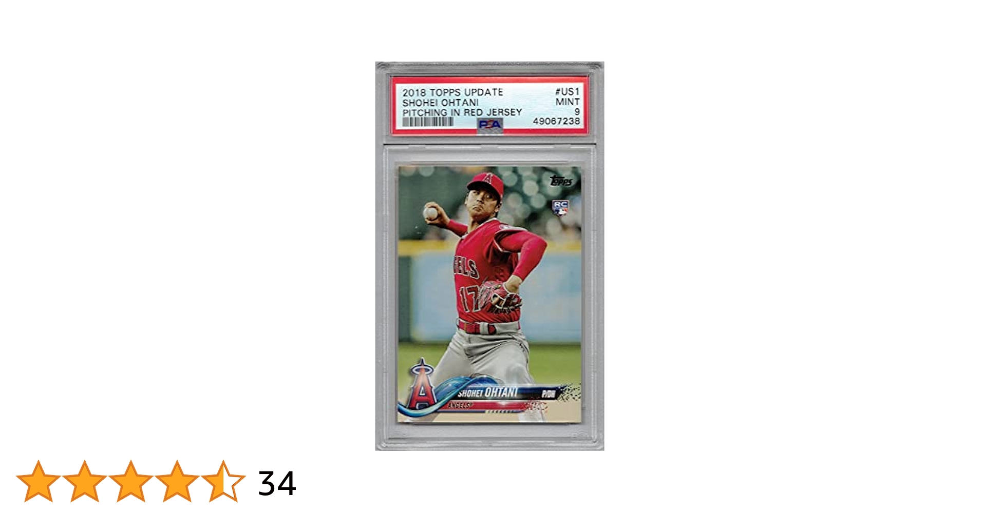 Amazon.com: 2018 Topps Update Baseball #US1 Shohei Ohtani