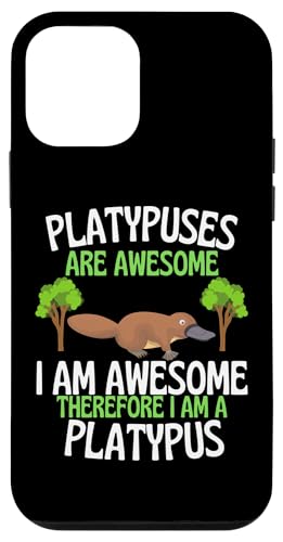 Platypuses Are Awesome 面白くてかわいいカモノ愛好家 スマホケース iPhone 12 mini 用