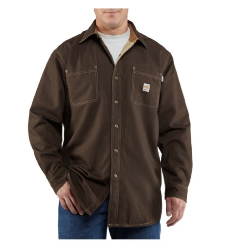 Carhartt Men's Flame Resistant Canvas Shirt Jacket