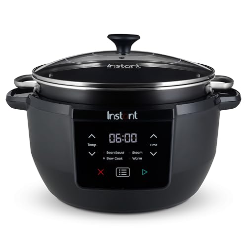 Instant Pot - Superior Slow Cooker - 7.1L Multi-Function Cooking System with Slow Cook, Sauté, Steam & Keep Warm Settings - Non-Stick Inner Pot with EasyGrab Handles for Family Meals & Entertaining