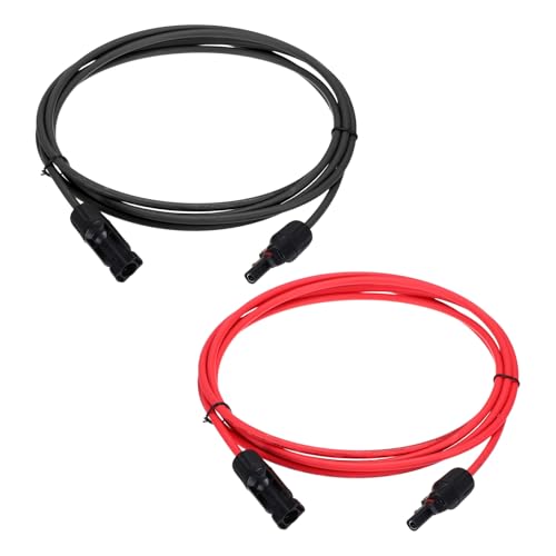 Câble d'extension pour panneau solaire 14 AWG étanche mâle femelle 1000V noir