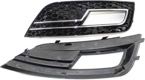 Calandre pour avant de voiture A4 B8.5 finition Chrome Black au design exclusif suspendu