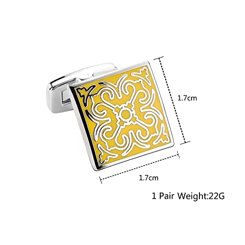 Juego de Mancuernillas para Hombre Acero Inoxidable miniatura 2