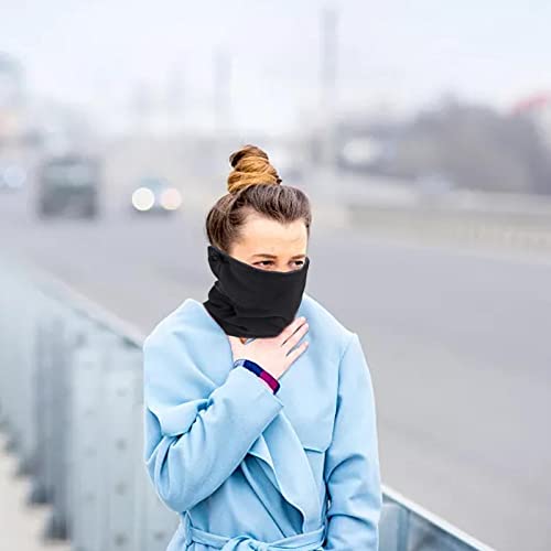 YIJU Térmico aquecedor pescoço tubo cachecol tubo leve ouvido aquecedor cachecol unissex bandana hea