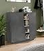 Arredocasagmb.it Mobile Contenitore madia Buffet Contromobile 2 Ante Scarpiera Porta Scarpe ARDESIA Grigio Opaco Moderno Soggiorno VEGAS 04