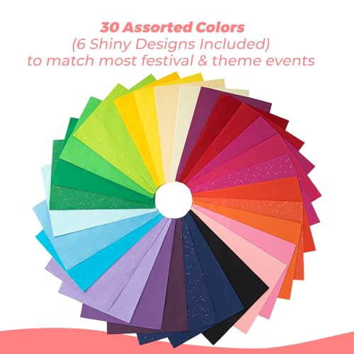 Image of Simetufy 150 Sheets 14 x 20 Inch Tissue Paper for Gift Bags, 30 Colors | Gift Wrapping Paper for Crafts, Holiday, Birthday, Halloween, Christmas and DIY Project