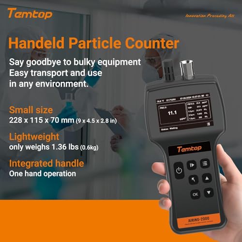 Moniteur de particules détection temps réel avec capteur humidité