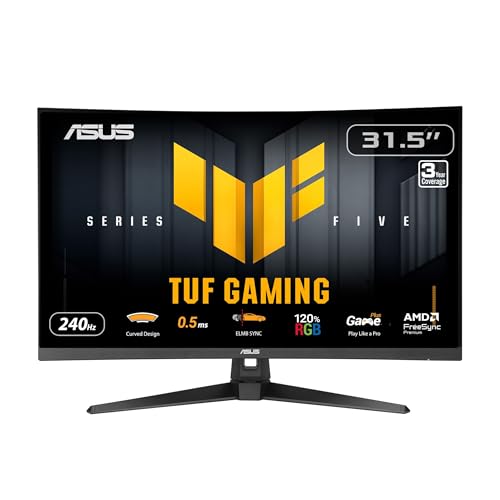 ASUS TUF Gaming VG32VQM5AZ 32 Inch 1080p 240Hz Curved Gaming Monitor - image 8