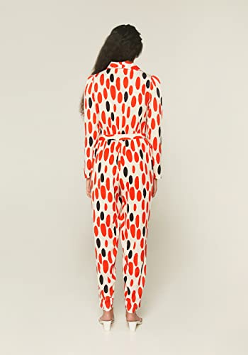 Combinaison à pois confortable en taille 44 pour sublimer la silhouette - 5