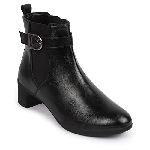 Image of FAUSTO Women Flared Heel Boots