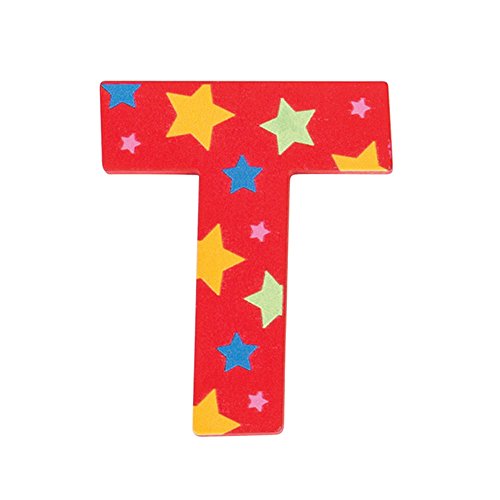 Bigjigs Toys Star Letter T (Red)