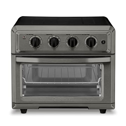 Cuisinart Toa-60Bks Convection Airfryer Toaster Oven, Premium 1800-Watt Oven With 7-In-1 Functions And Wide Temperature Range, Large Capacity Airfryer With 60-Minute Timer/Auto-Off, Black Stainless #TOP2